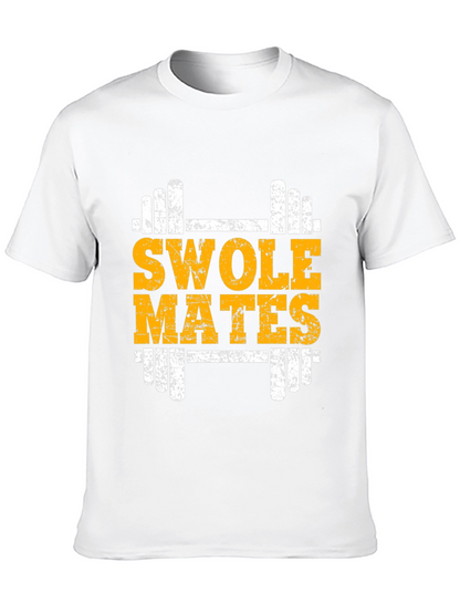 Swole Mates Graphic Tee - Gym Workout Shirt