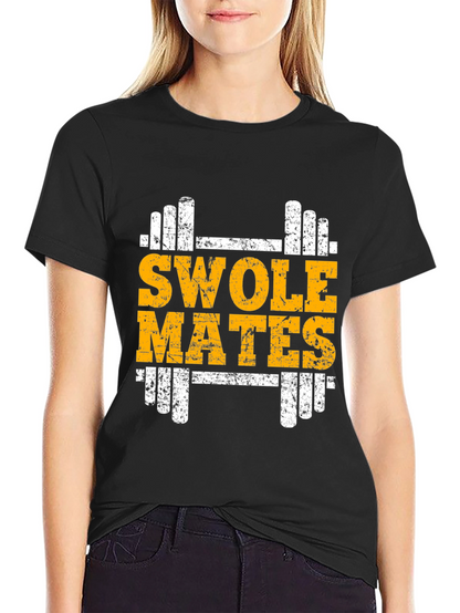 Swole Mates Graphic Tee - Gym Workout Shirt