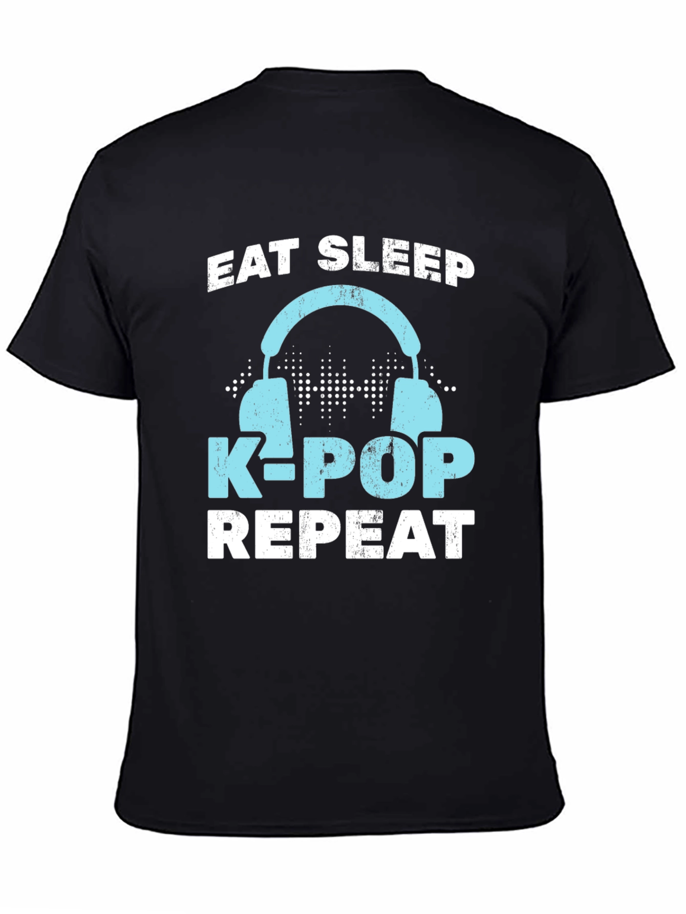 Eat Sleep K-Pop Repeat Graphic Tee