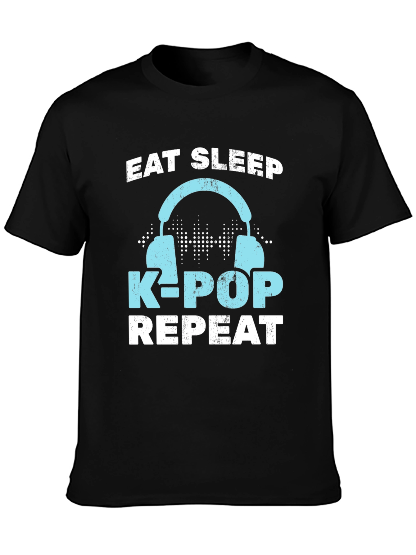 Eat Sleep K-Pop Repeat Graphic Tee
