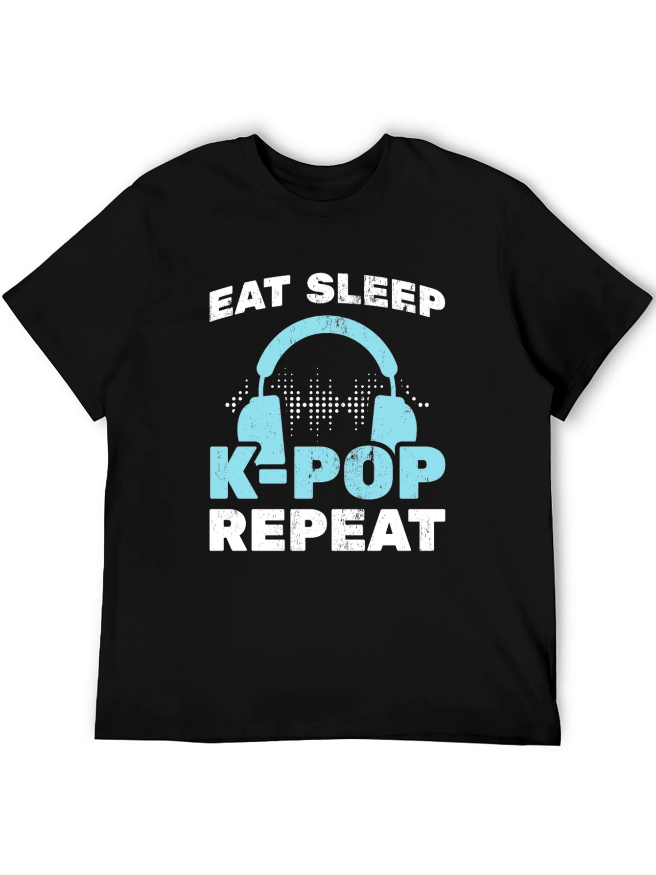 Eat Sleep K-Pop Repeat Graphic Tee