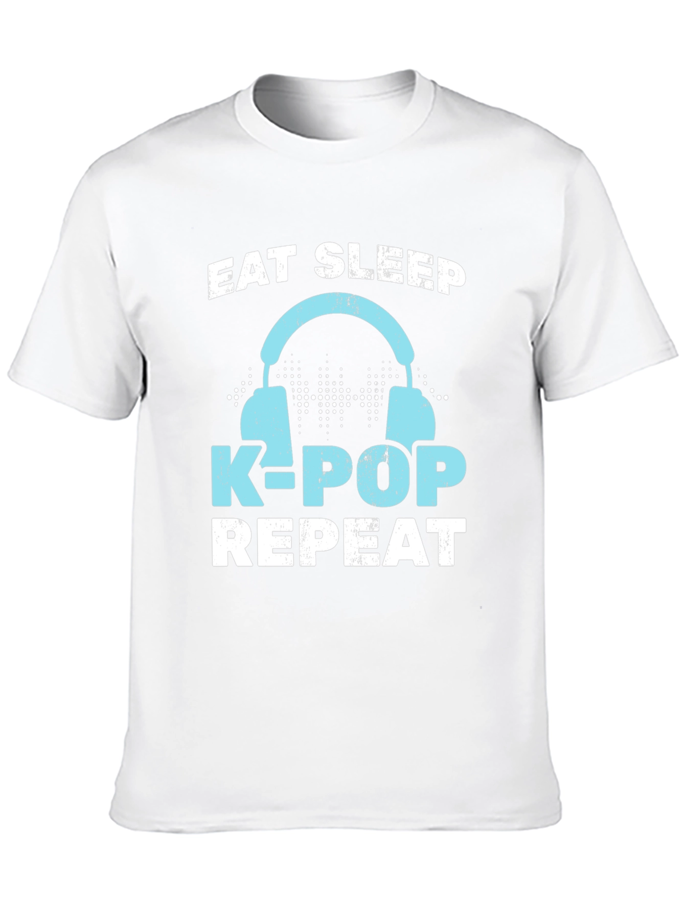 Eat Sleep K-Pop Repeat Graphic Tee