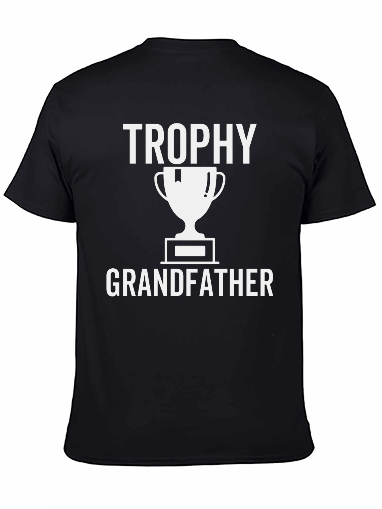 Trophy Grandfather Graphic T-Shirt - Black