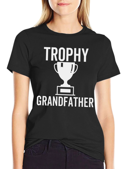 Trophy Grandfather Graphic T-Shirt - Black