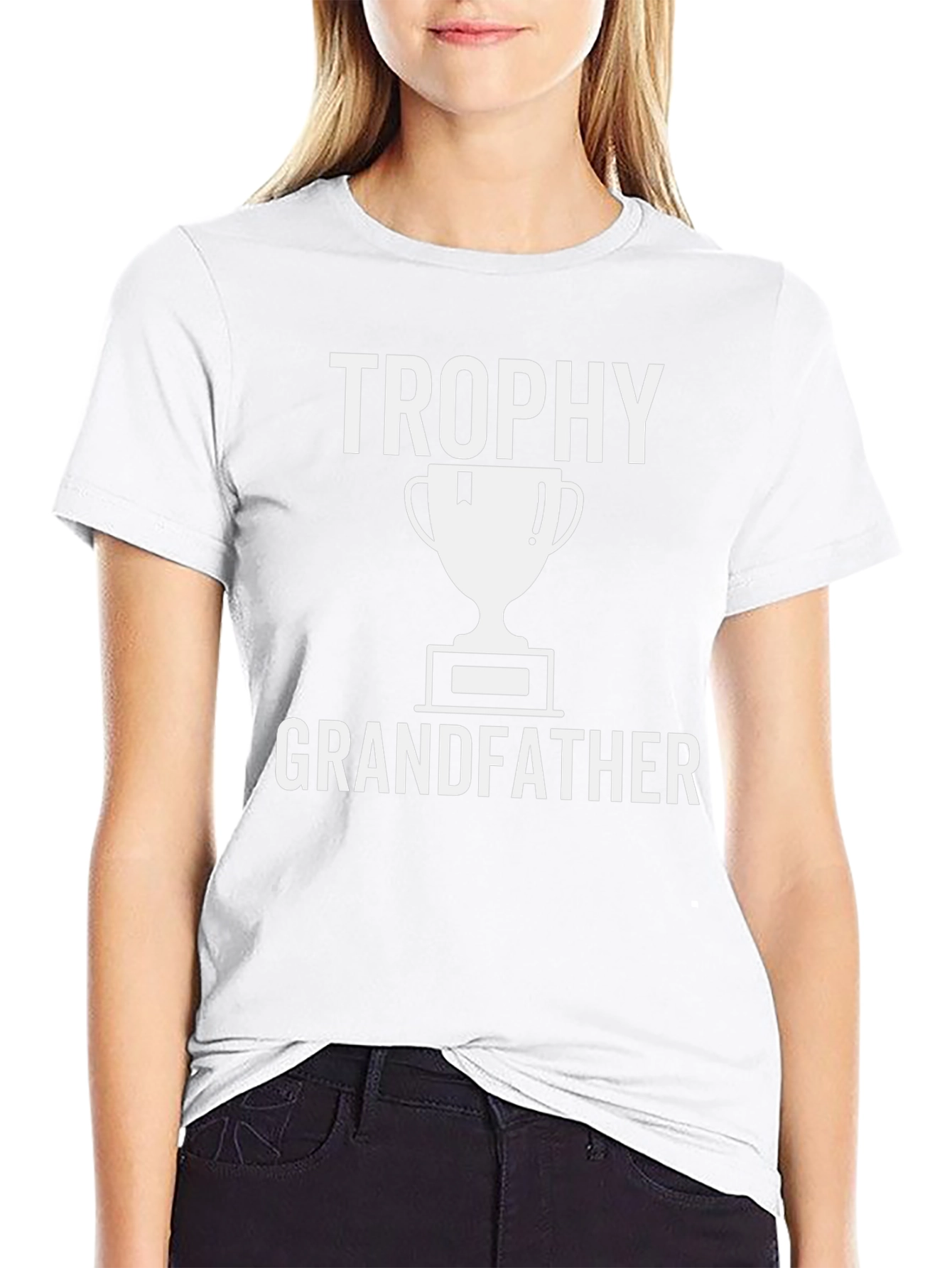 Trophy Grandfather Graphic T-Shirt - Black