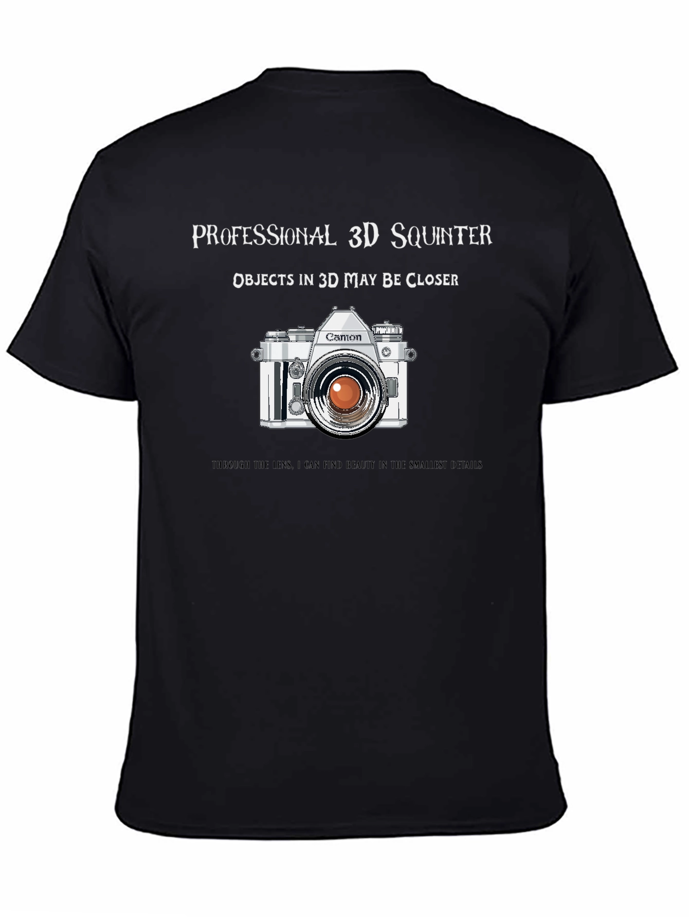 Professional 3D Squinter Camera T-Shirt