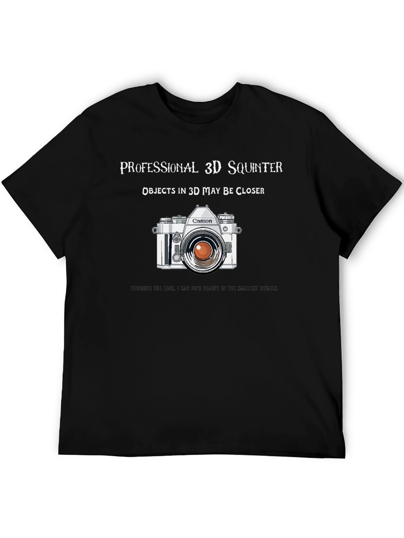Professional 3D Squinter Camera T-Shirt