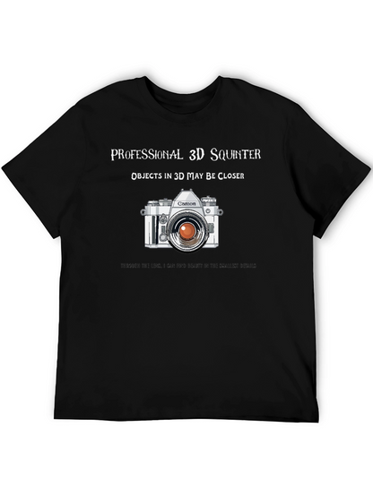 Professional 3D Squinter Camera T-Shirt