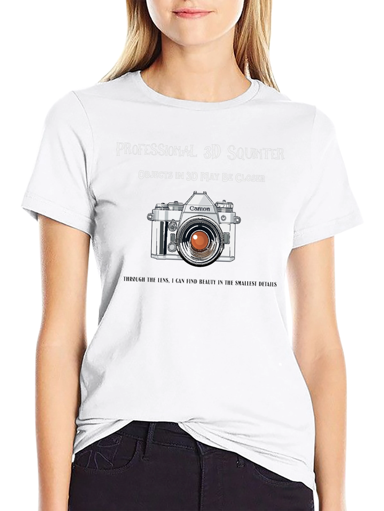 Professional 3D Squinter Camera T-Shirt
