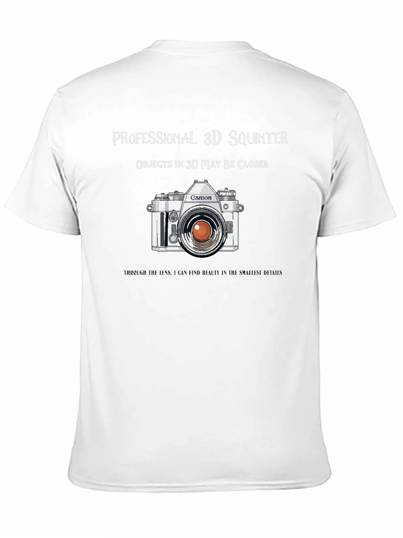 Professional 3D Squinter Camera T-Shirt
