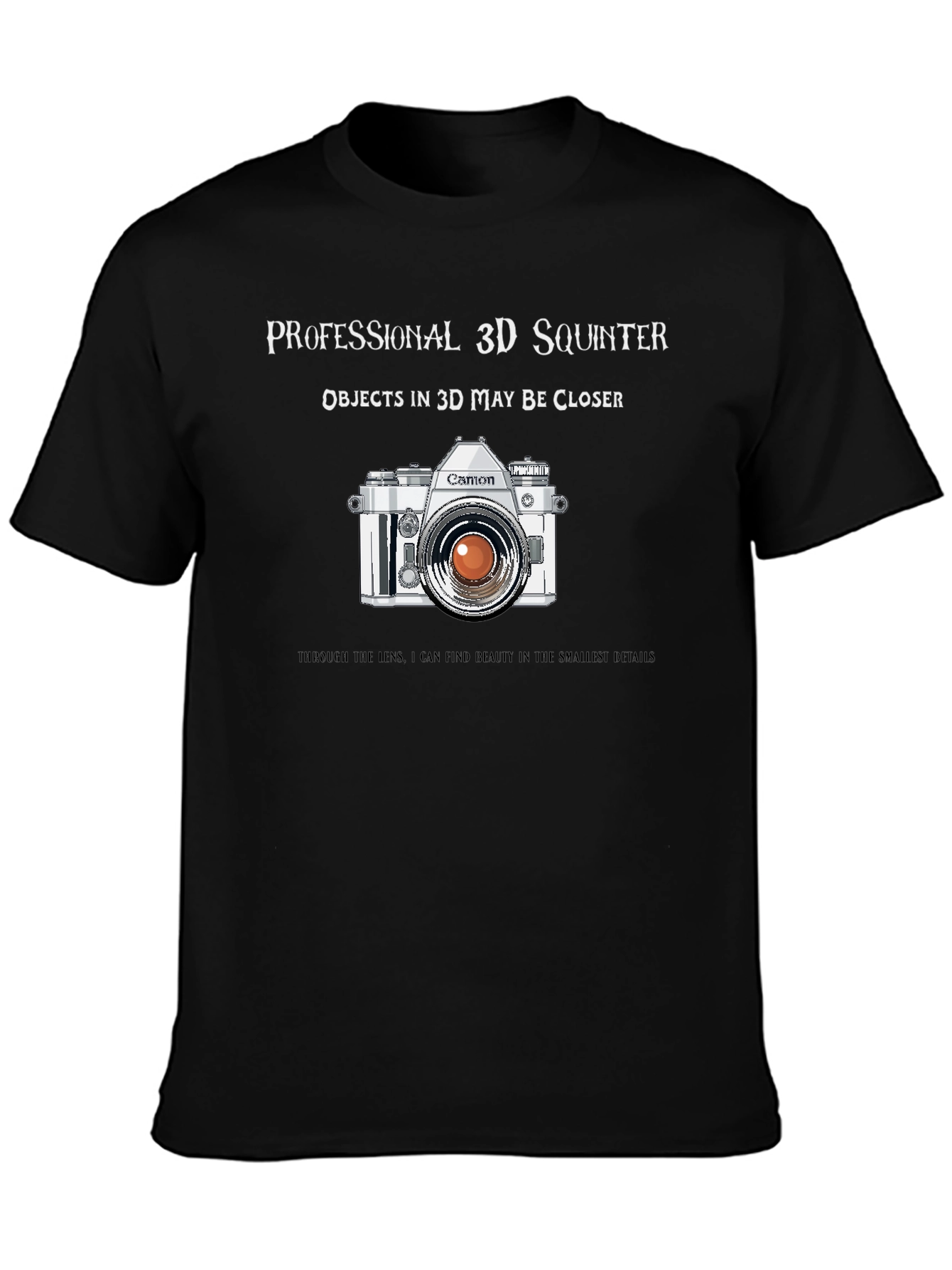 Professional 3D Squinter Camera T-Shirt