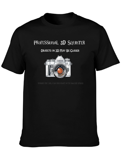 Professional 3D Squinter Camera T-Shirt