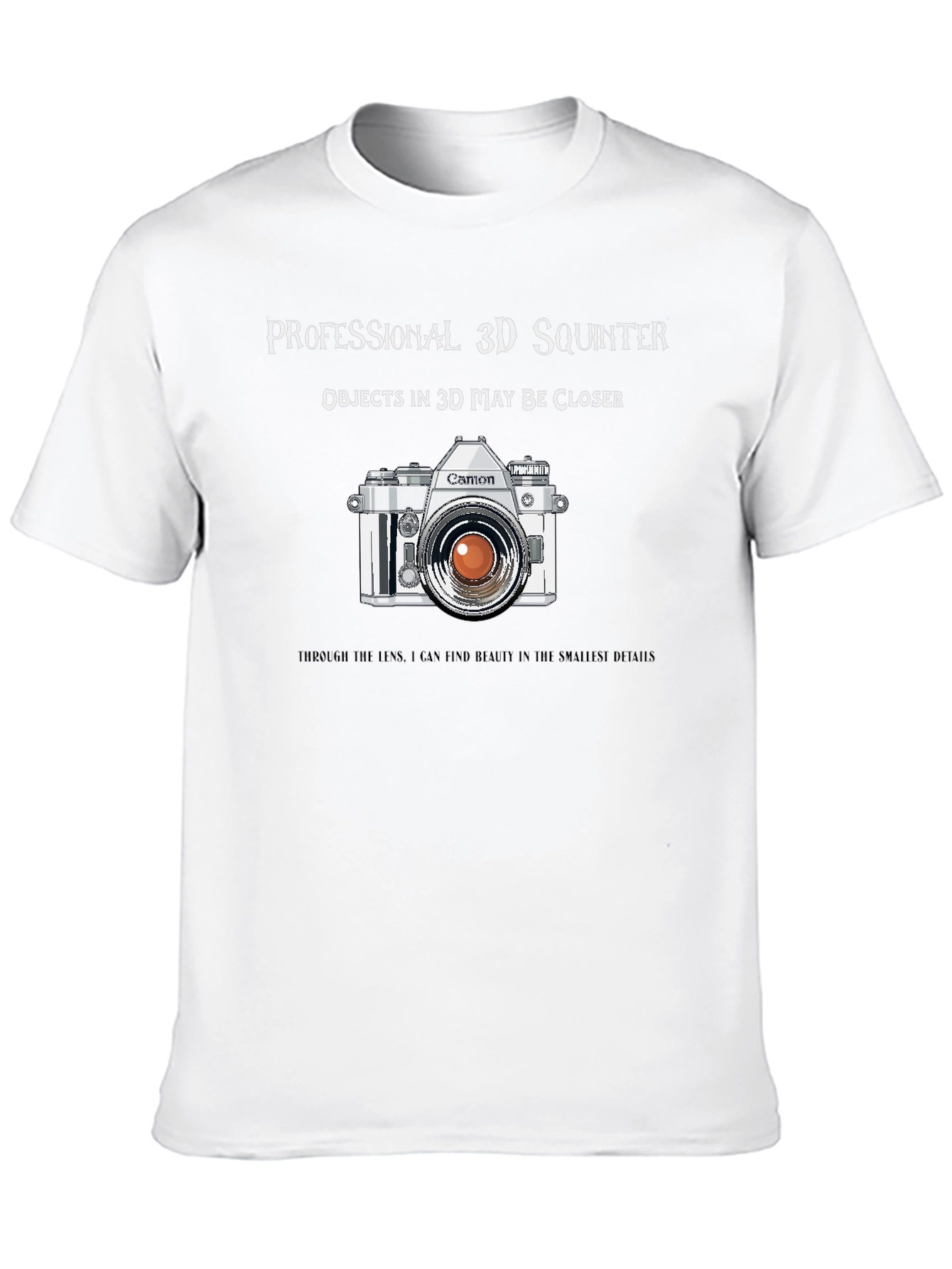 Professional 3D Squinter Camera T-Shirt