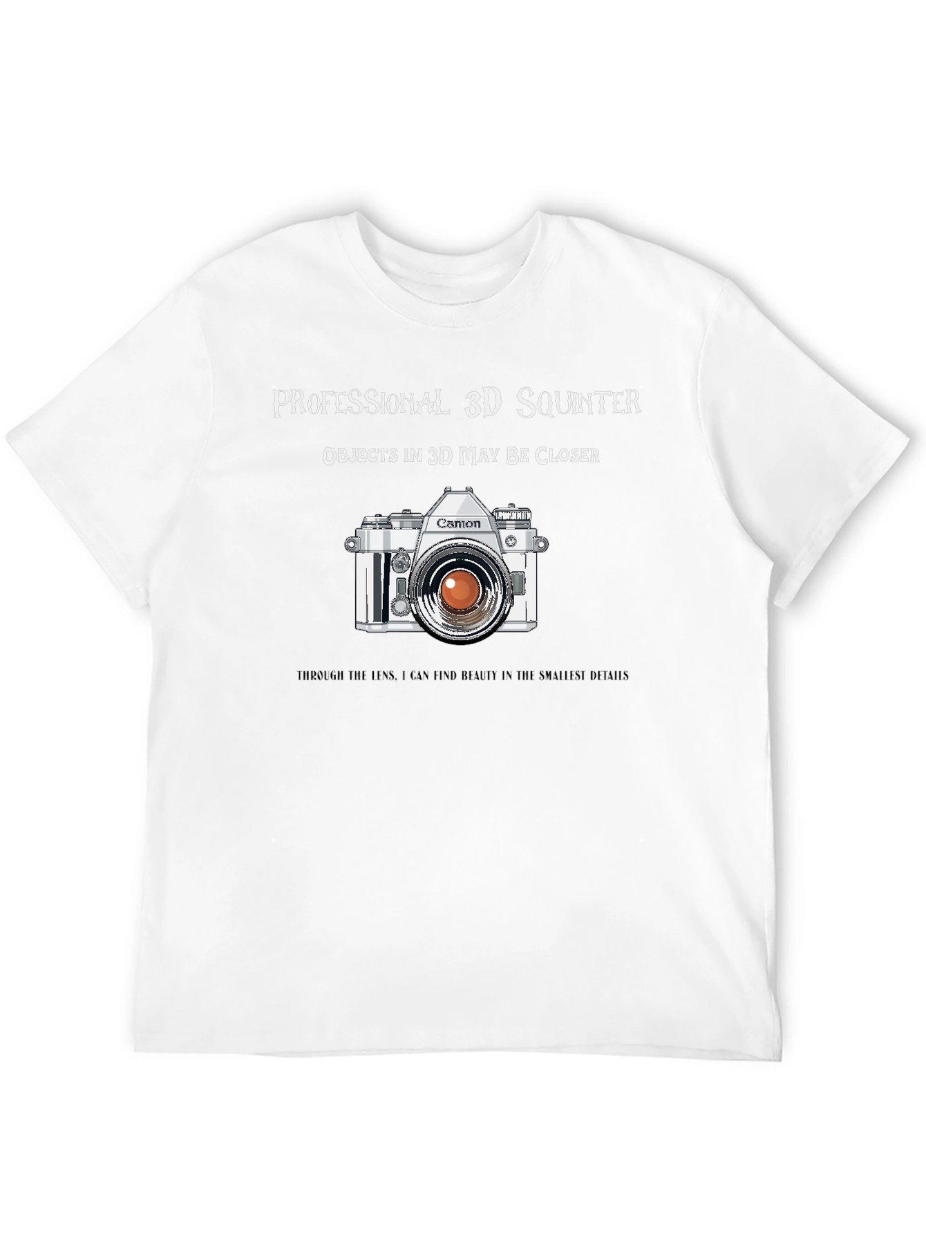 Professional 3D Squinter Camera T-Shirt