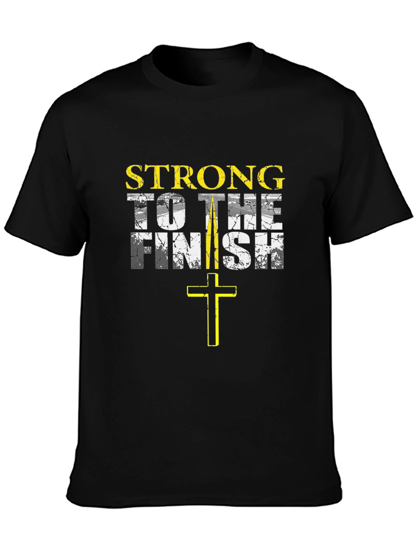 Strong to the Finish Christian T-Shirt