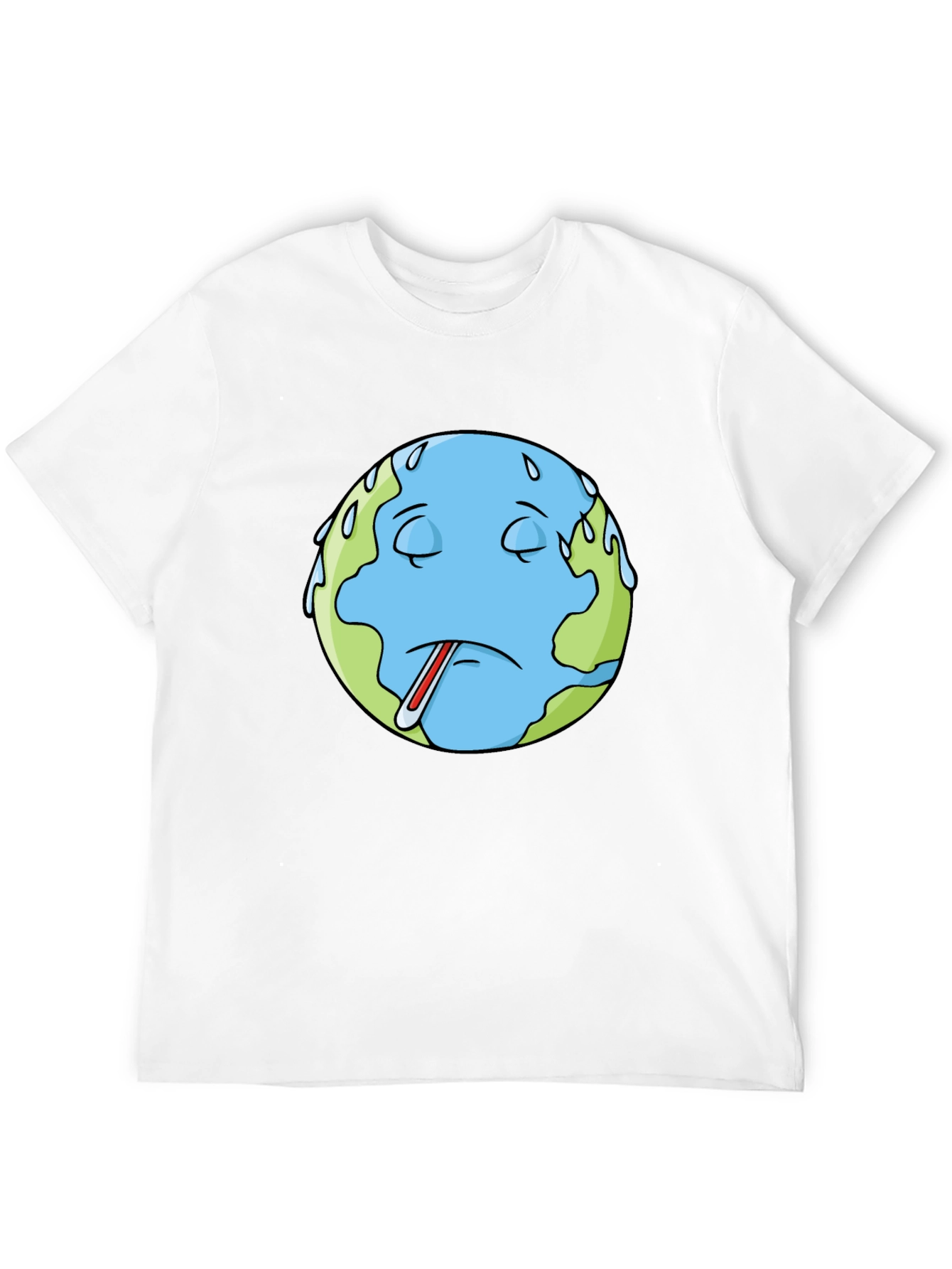 Earth Sick Day T-Shirt - Global Warming Awareness