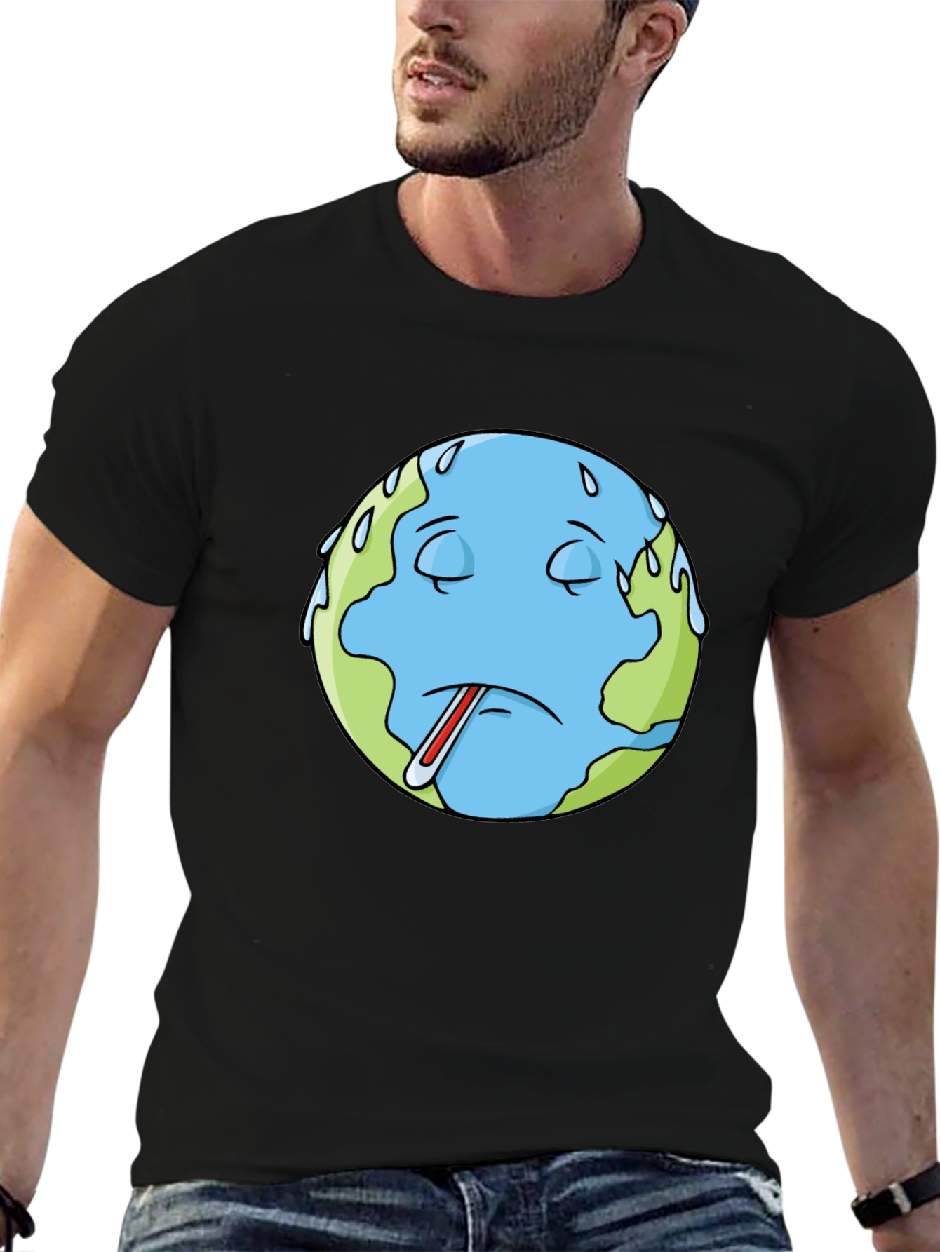 Earth Sick Day T-Shirt - Global Warming Awareness