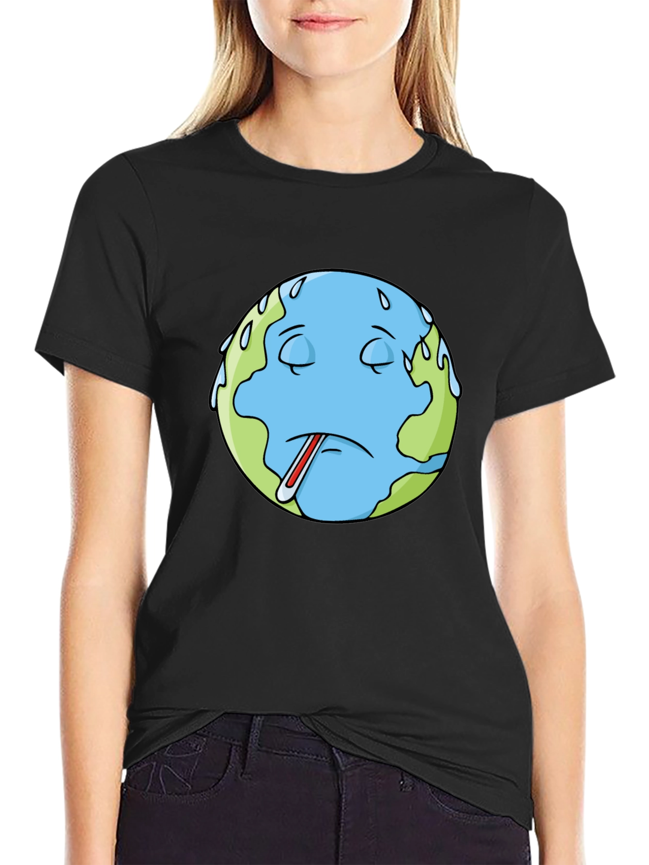 Earth Sick Day T-Shirt - Global Warming Awareness
