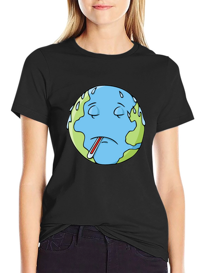 Earth Sick Day T-Shirt - Global Warming Awareness