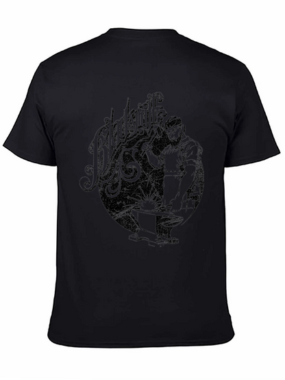 Blacksmith Graphic Print Black T-Shirt