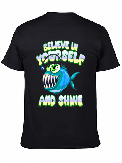 Believe in Yourself T-Shirt - Anglerfish Design