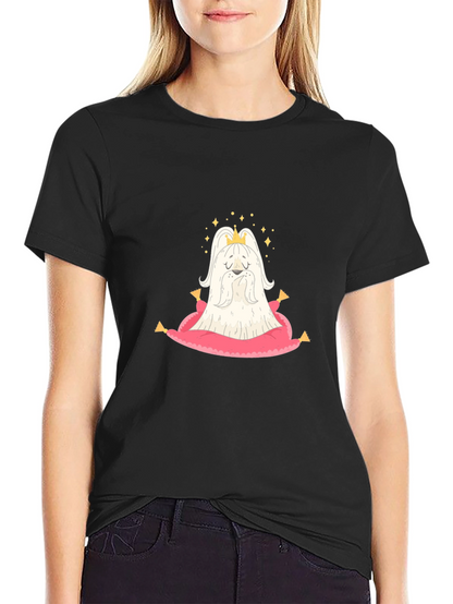 King Dog T-Shirt - Cute Cartoon Tee
