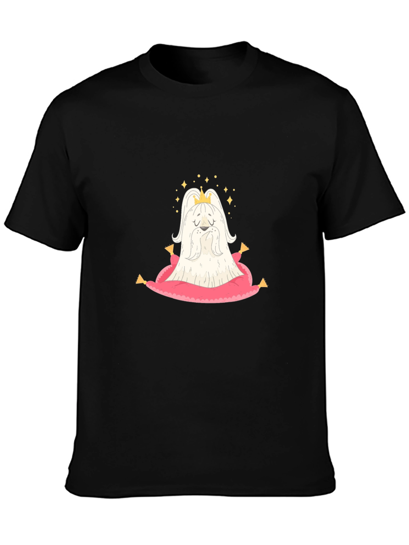 King Dog T-Shirt - Cute Cartoon Tee