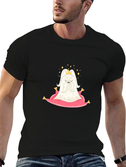 King Dog T-Shirt - Cute Cartoon Tee