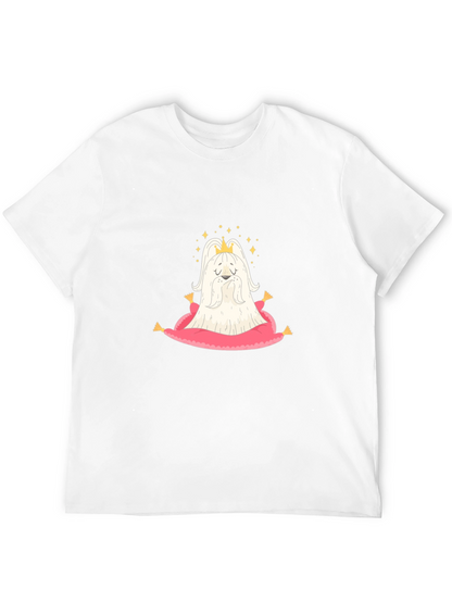 King Dog T-Shirt - Cute Cartoon Tee