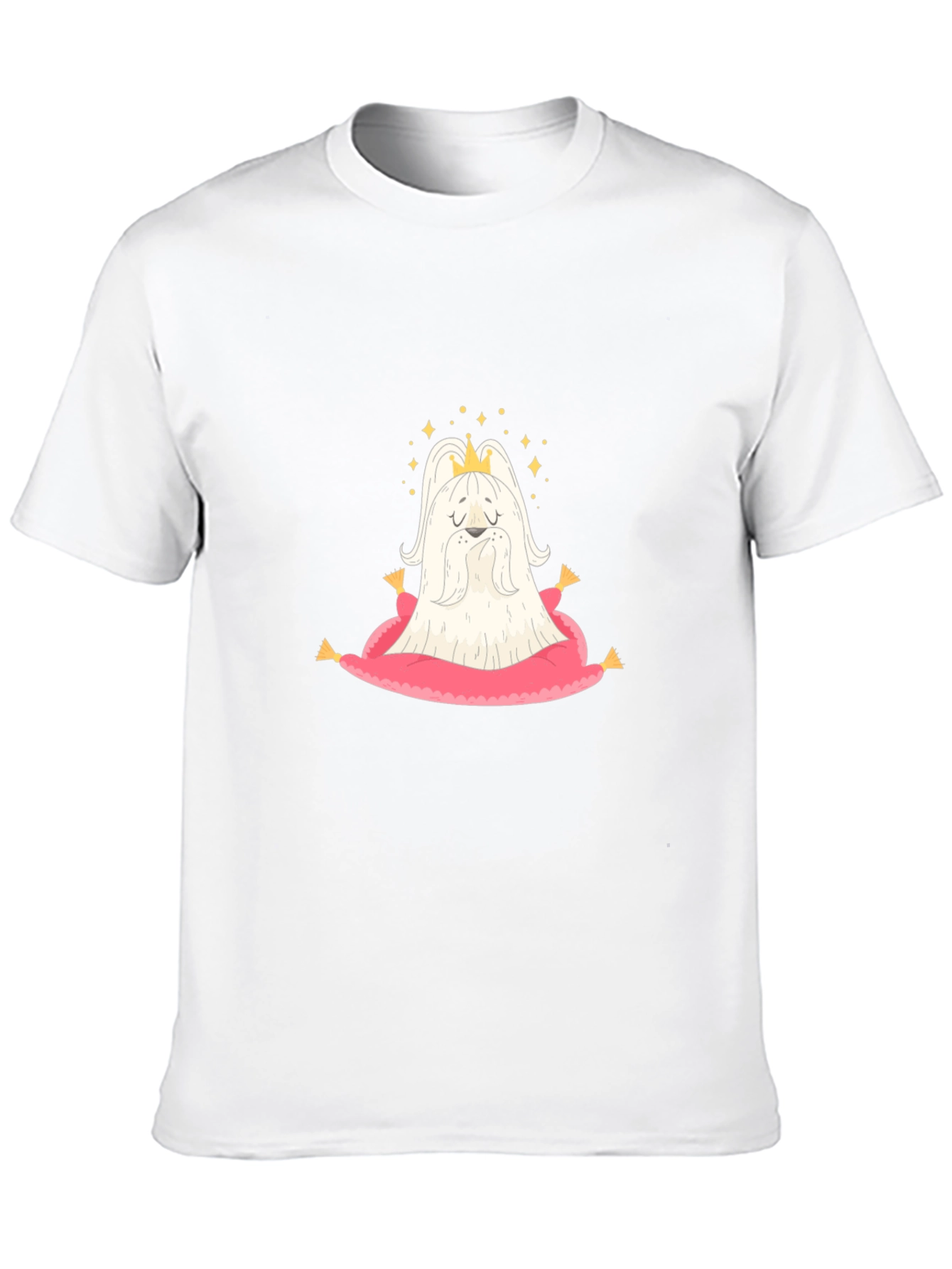 King Dog T-Shirt - Cute Cartoon Tee
