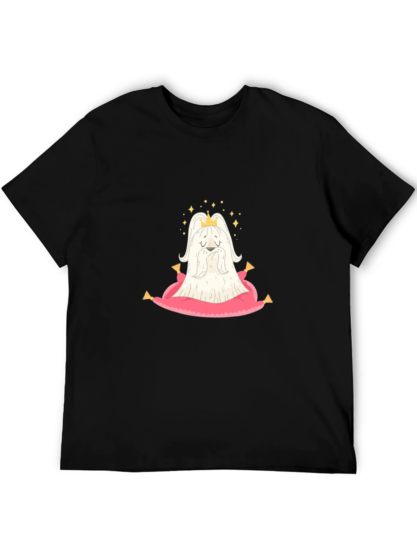 King Dog T-Shirt - Cute Cartoon Tee