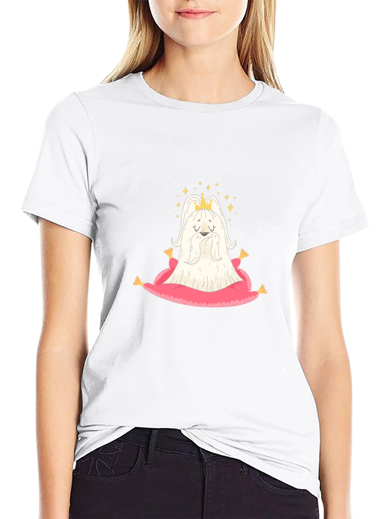 King Dog T-Shirt - Cute Cartoon Tee