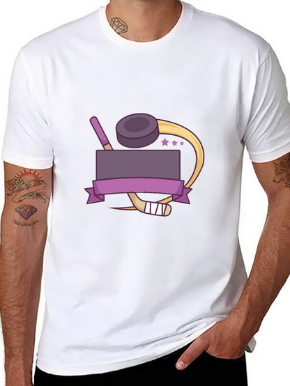 Hockey Graphic T-Shirt - Cool Puck Design