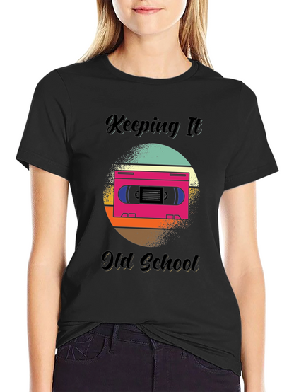 Retro Keeping It Old School Graphic Tee