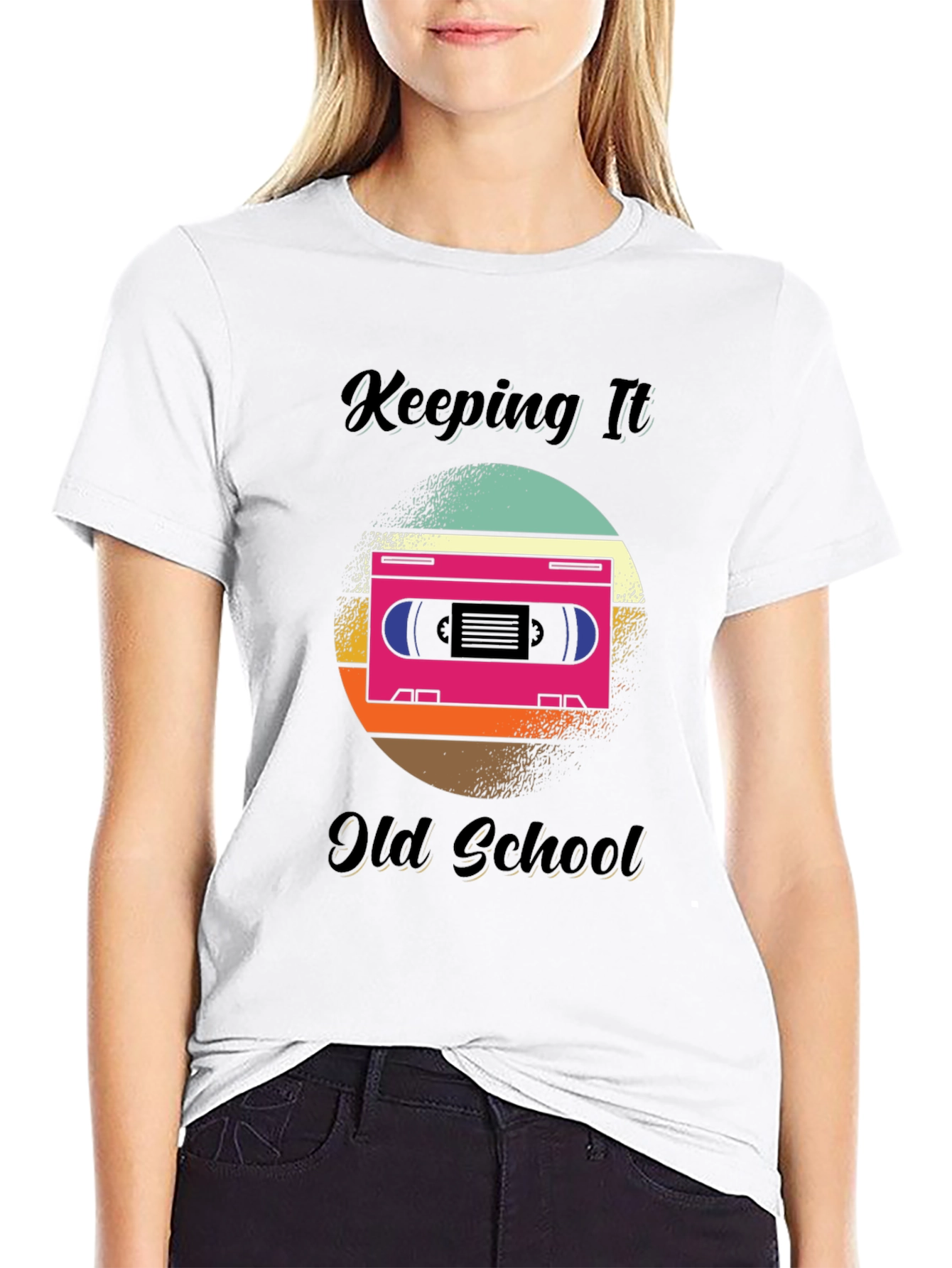 Retro Keeping It Old School Graphic Tee