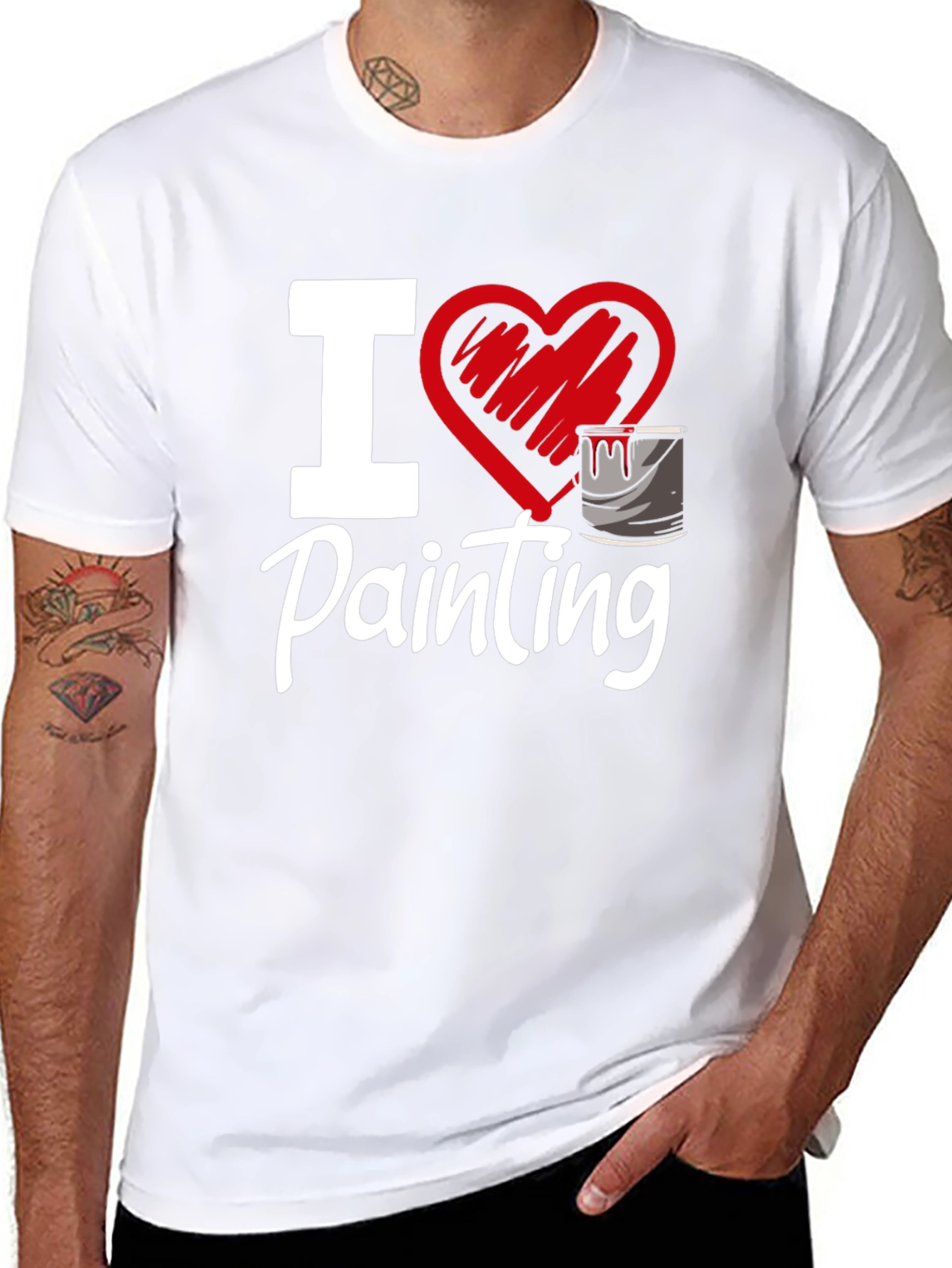 I Love Painting T-Shirt - Artist Apparel