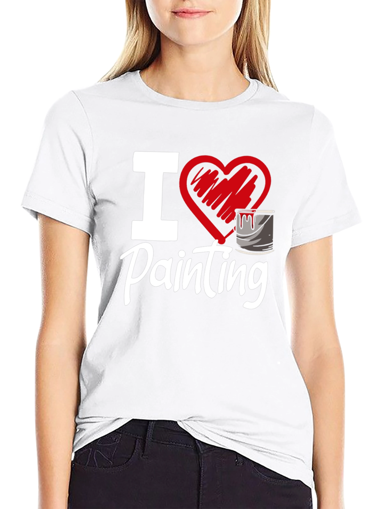 I Love Painting T-Shirt - Artist Apparel