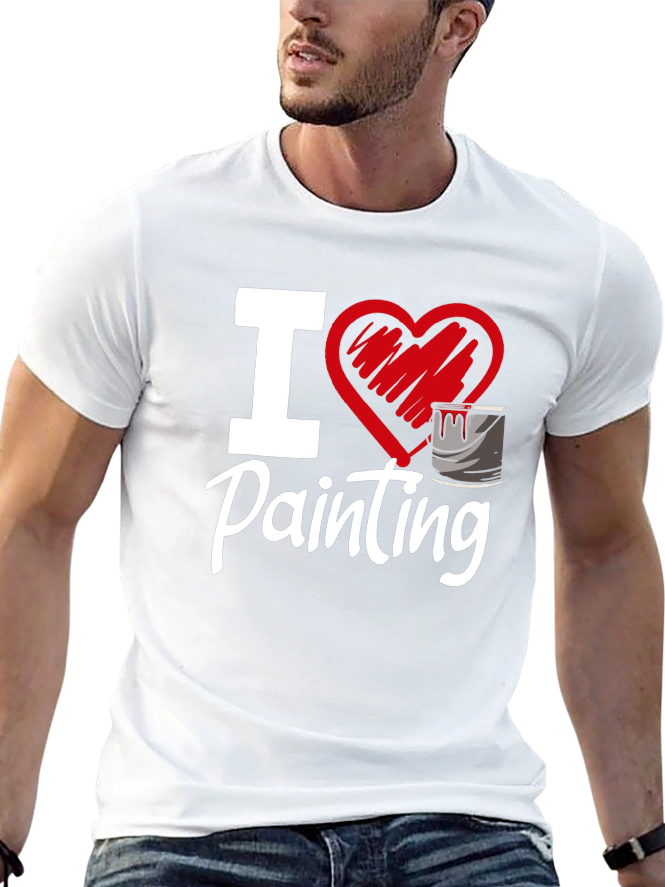 I Love Painting T-Shirt - Artist Apparel