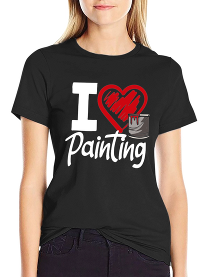 I Love Painting T-Shirt - Artist Apparel