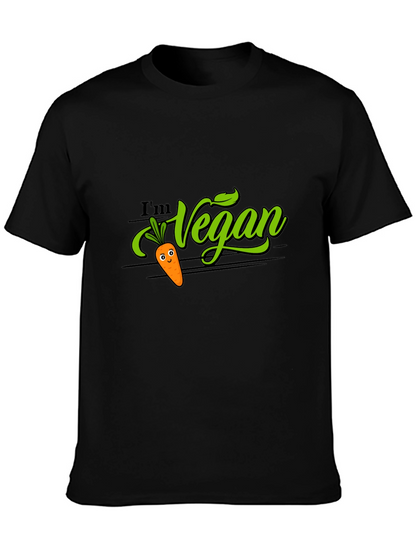 Im Vegan T-Shirt - Cute Carrot Design
