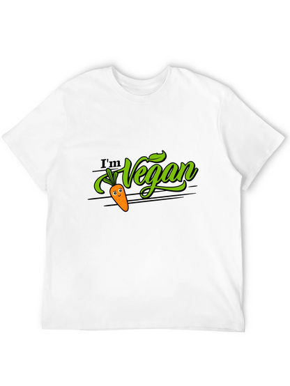 Im Vegan T-Shirt - Cute Carrot Design