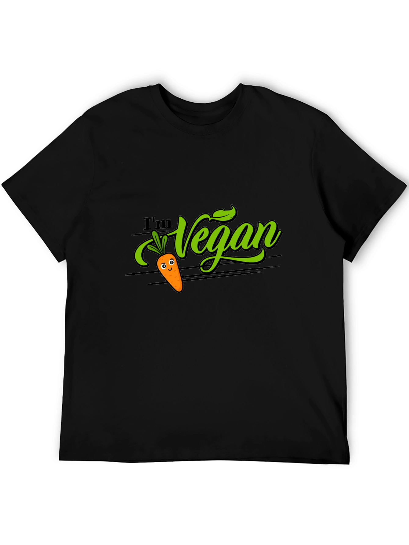 Im Vegan T-Shirt - Cute Carrot Design