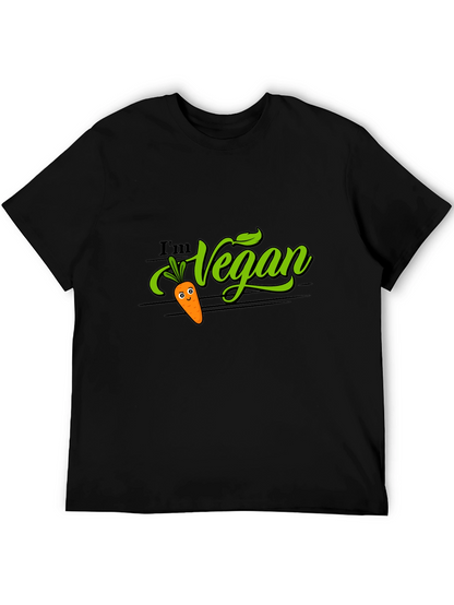 Im Vegan T-Shirt - Cute Carrot Design