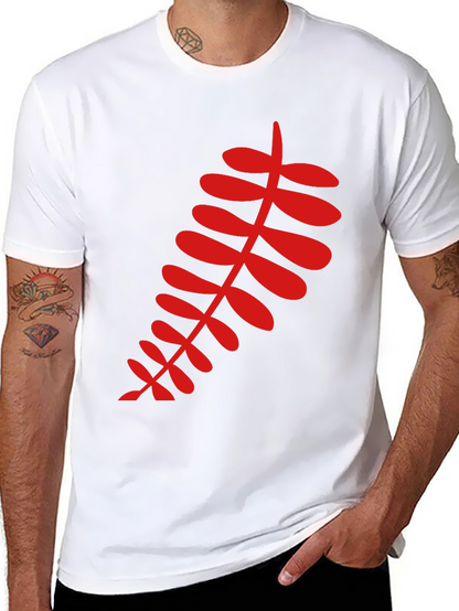 Red Fern Graphic Black T-Shirt