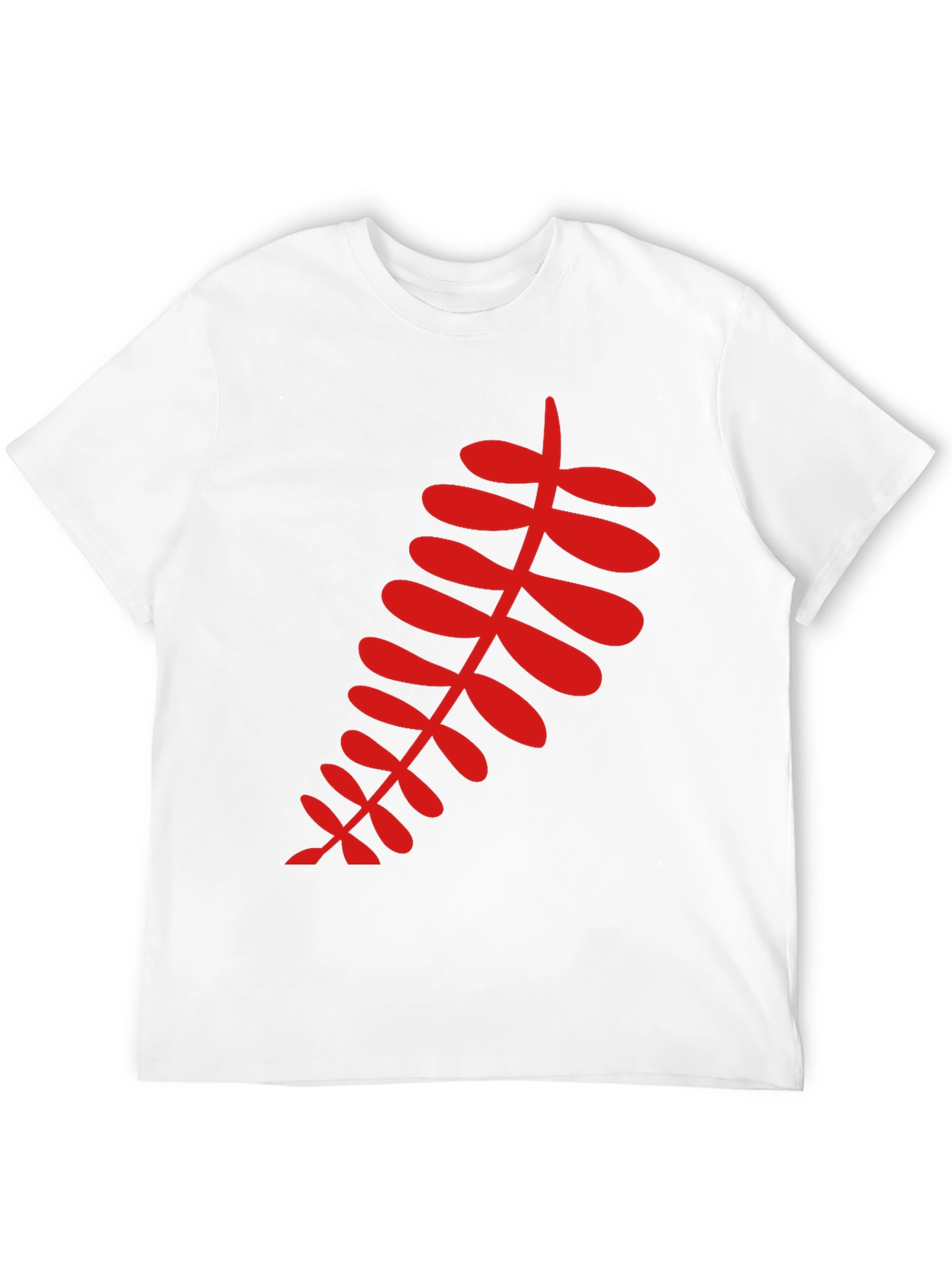 Red Fern Graphic Black T-Shirt