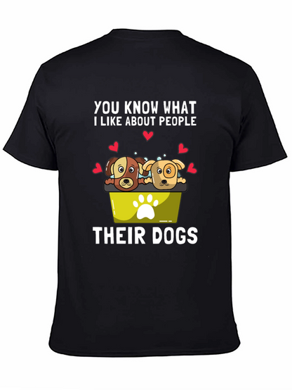 Dog Lover T-Shirt - People and Their Dogs