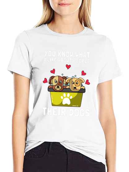 Dog Lover T-Shirt - People and Their Dogs