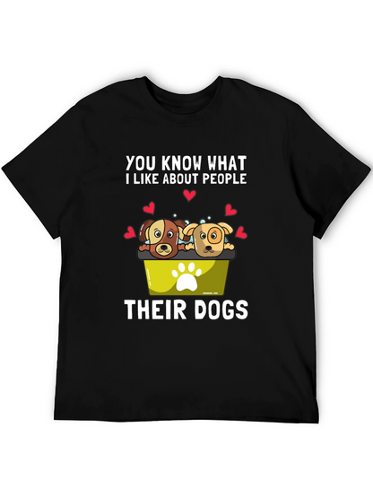 Dog Lover T-Shirt - People and Their Dogs