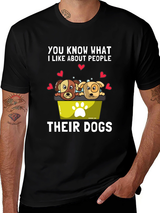 Dog Lover T-Shirt - People and Their Dogs