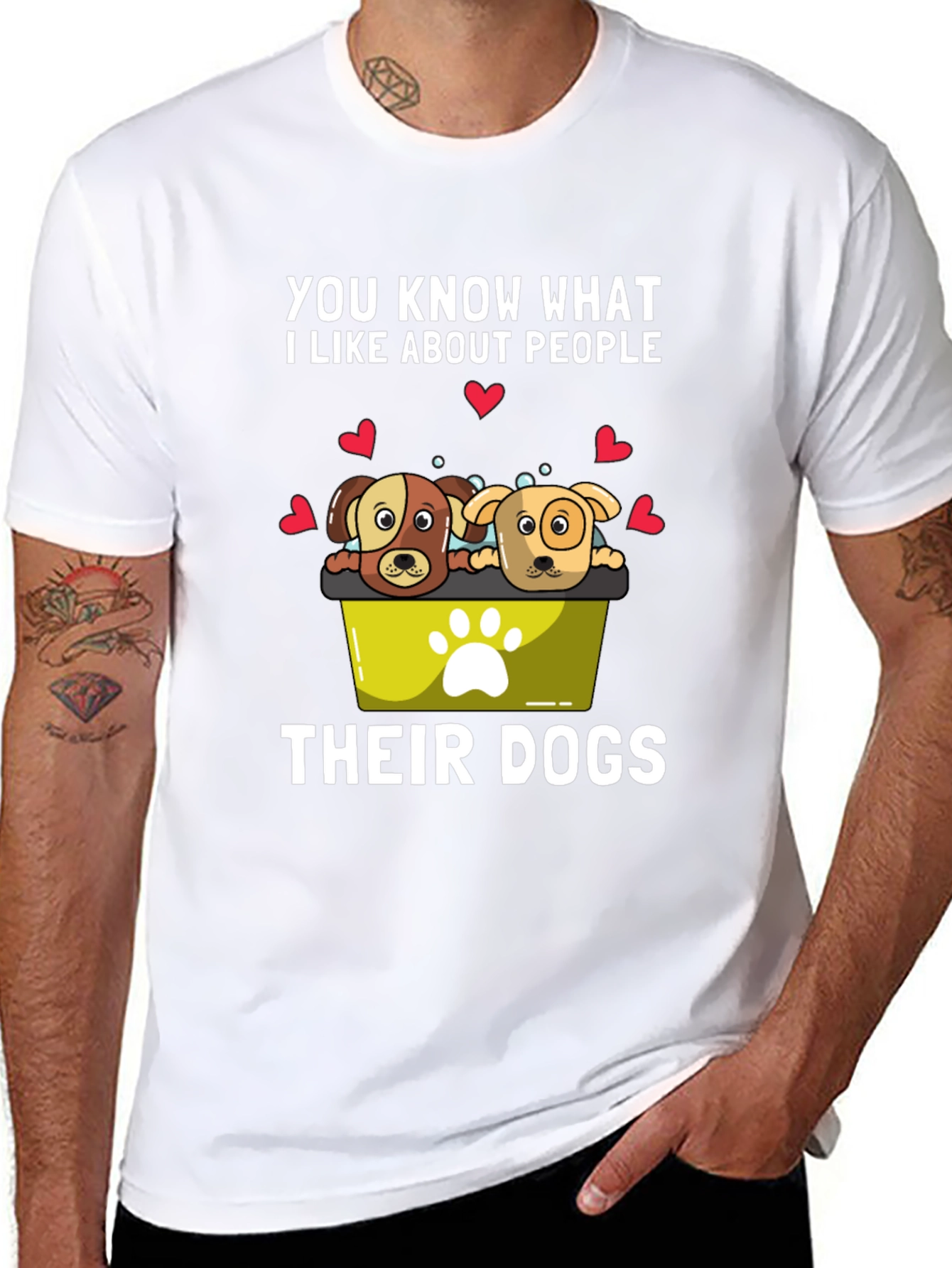 Dog Lover T-Shirt - People and Their Dogs